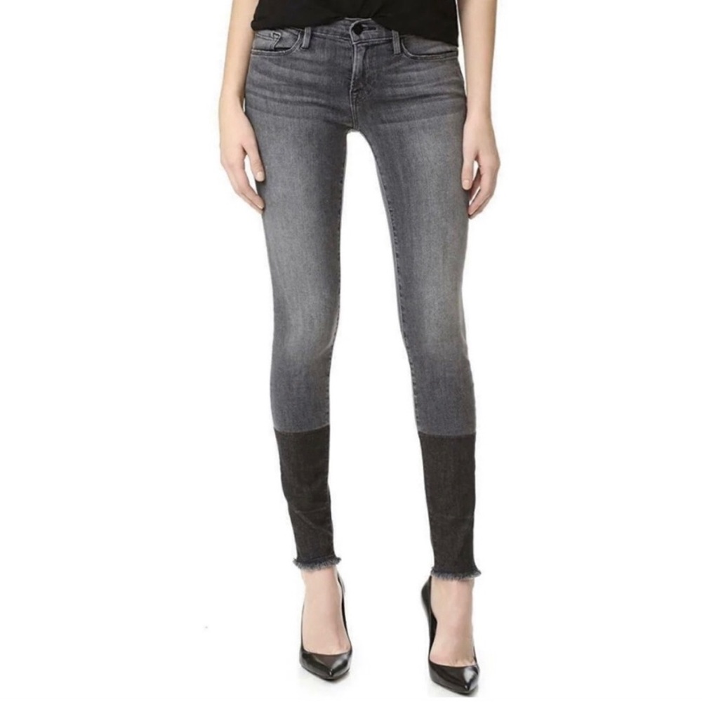 Frame denim Le skinny de Jeanne in Gotham grey two-tone Brand New with tags!